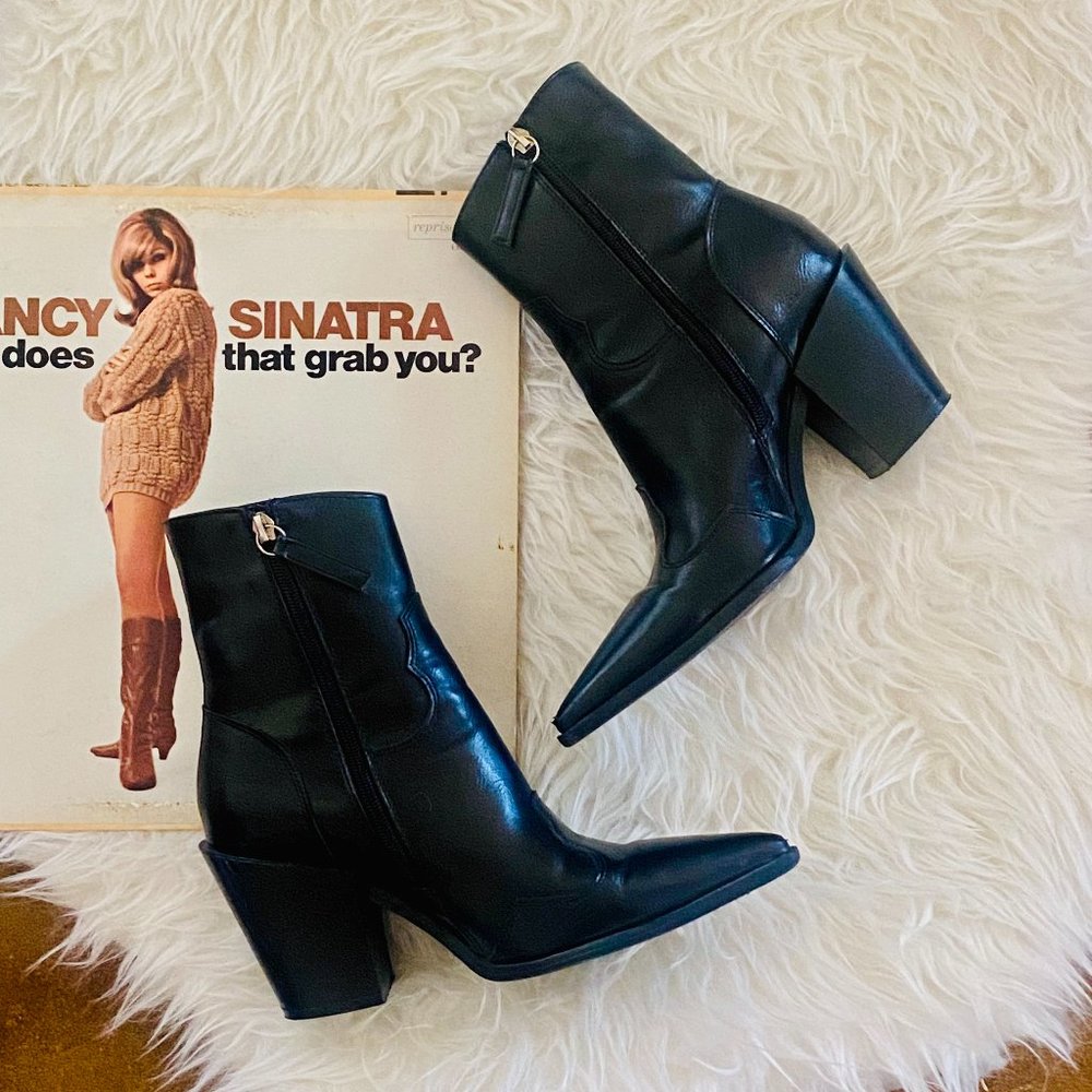 Wicked Western Black Booties
